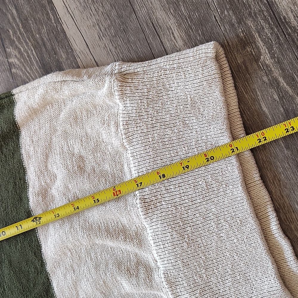Madewell Knit Cotton Striped Hoodie. Size M - Picture 3 of 13